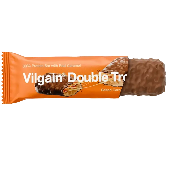 Vilgain Double Trouble Protein Bar arašídy se slaným karamelem 55g